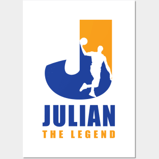 Julian Custom Player Basketball Your Name The Legend Posters and Art